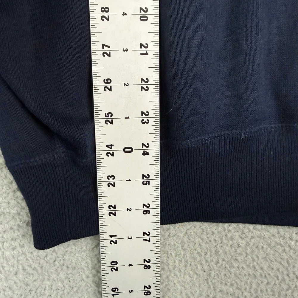 Polo Golf Ralph Lauren Mens V Neck Sweater Vest Navy Blue Big Tall‎ Size L